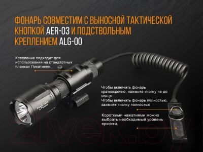 Фонарь Fenix Light TK25R (красный)