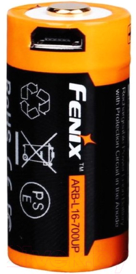 Аккумулятор Fenix Light 16340 700 UP mAh Li-ion/ ARB-L16-700UP