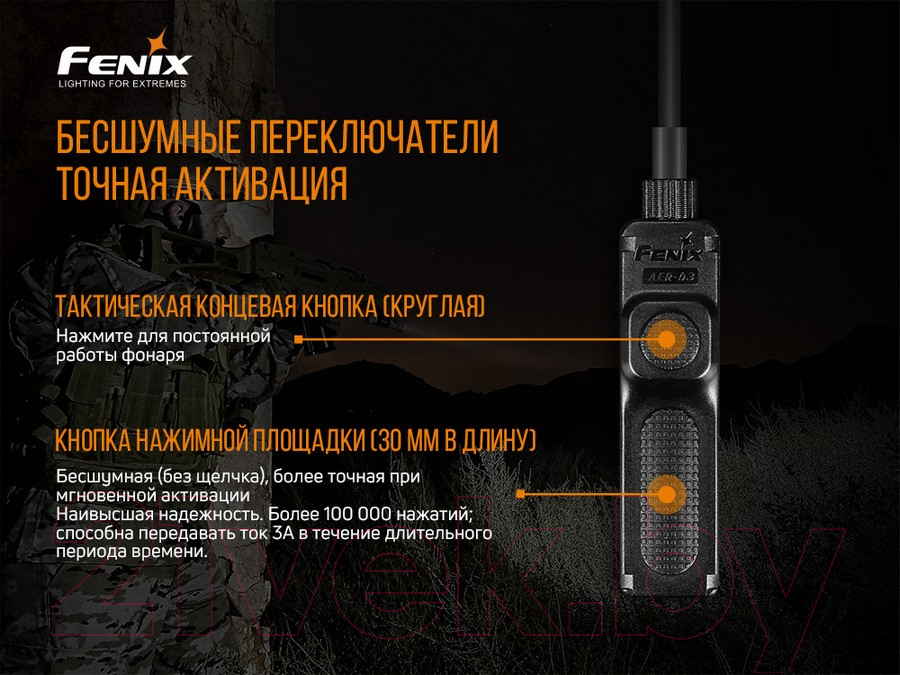 Выносная кнопка для фонаря Fenix Light AER-03 V2.0