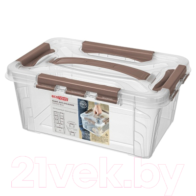 Ящик для хранения Econova Grand Box / 433200114 (коричневый)