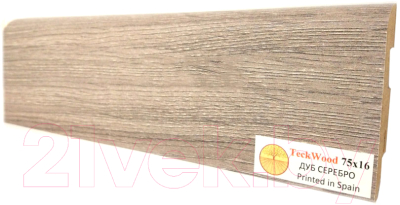 

Плинтус Teckwood, МДФ 75x16x2150