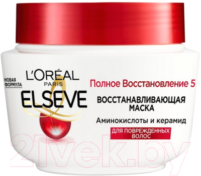 

Маска для волос L'Oreal Paris, Elseve Восстановление 5 для поврежденных волос