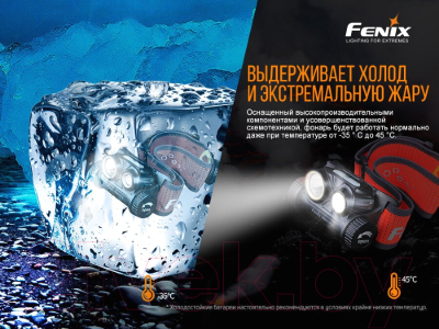 Фонарь Fenix Light HM65R-T (черный)
