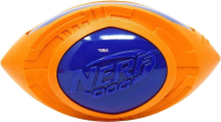 Игрушка для собак Nerf Мяч для регби / 54412 (синий/оранжевый) - 