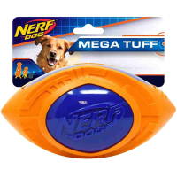 Игрушка для собак Nerf Мяч для регби / 53957 (синий/оранжевый) - 