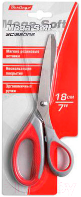 

Ножницы канцелярские Berlingo, Mega Soft / DNn_18015