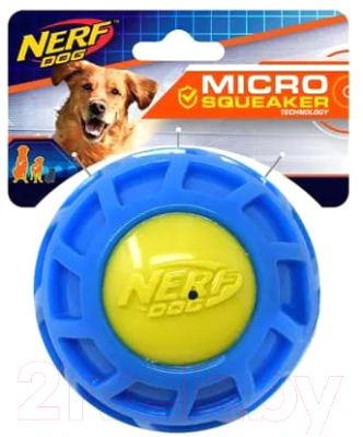 

Игрушка для собак Nerf, Мяч рифленый / 56111