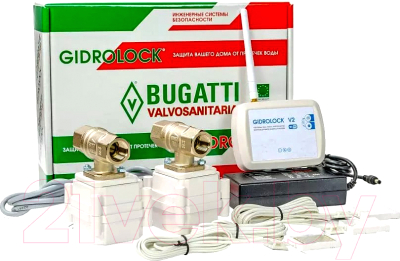 Система защиты от протечек Gidrolock Wi-Fi Bugatti 3/4"