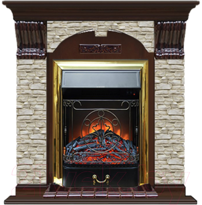 

Каминокомплект Glenrich, Арочный Majestic Brass