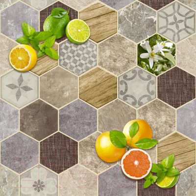 

Виниловые обои Vimala, Бежевый;серый, Цитрус 6992