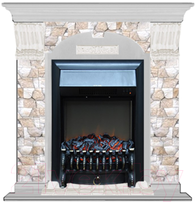 

Каминокомплект Glenrich, Арочный Fobos Black