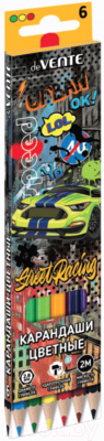 

Набор цветных карандашей deVente, Ассорти, Street Racing / 5021106