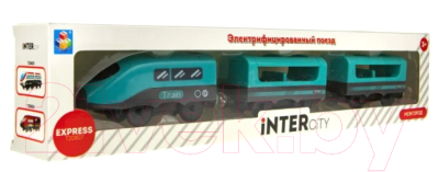 Поезд игрушечный 1Toy InterCity Express электропоезд Межгород / Т20827