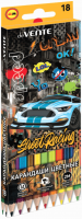 

Набор цветных карандашей deVente, Street Racing / 5023106
