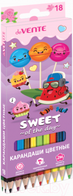 

Набор цветных карандашей deVente, Ассорти, Sweet / 5023101