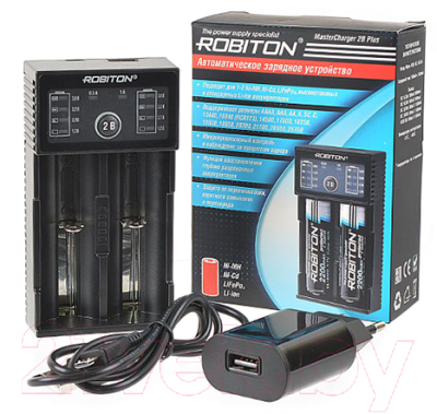 Зарядное устройство для аккумуляторов Robiton MasterCharger 2B Plus / 17484