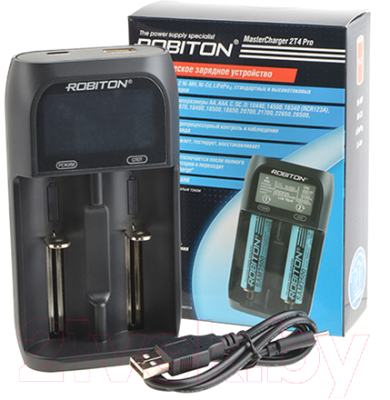 Зарядное устройство для аккумуляторов Robiton MasterCharger 2T4 Pro / 17040