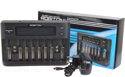 Зарядное устройство для аккумуляторов Robiton VolumeCharger Plus / 17043