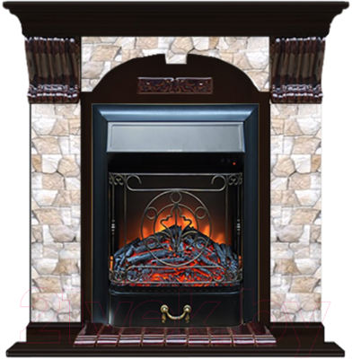 

Каминокомплект Glenrich, Арочный Majestic Black