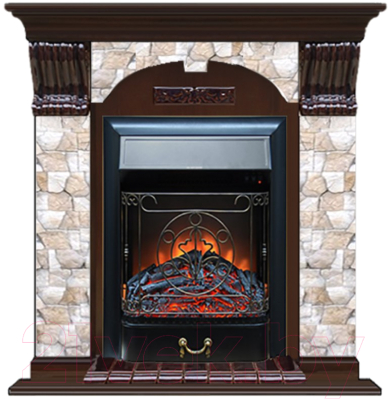 

Каминокомплект Glenrich, Арочный Majestic Black