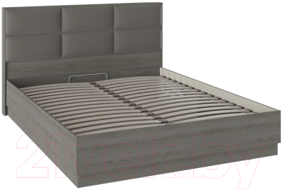 Полуторная кровать ТриЯ Либерти 140x200 с ПМ СМ-297.01.004 (хадсон/грей)