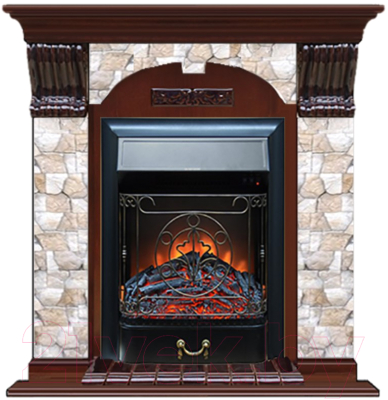 

Каминокомплект Glenrich, Арочный Majestic Black