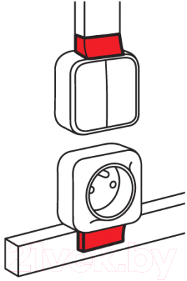 Изображение товара Адаптер для кабель-канала Legrand Metra 638127