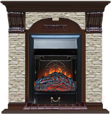 

Каминокомплект Glenrich, Арочный Majestic Black