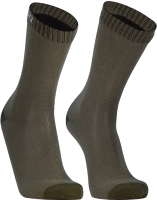 Термоноски DexShell UltraThin Crew / DS683OGL (р-р 43-46, оливковый/зеленый)