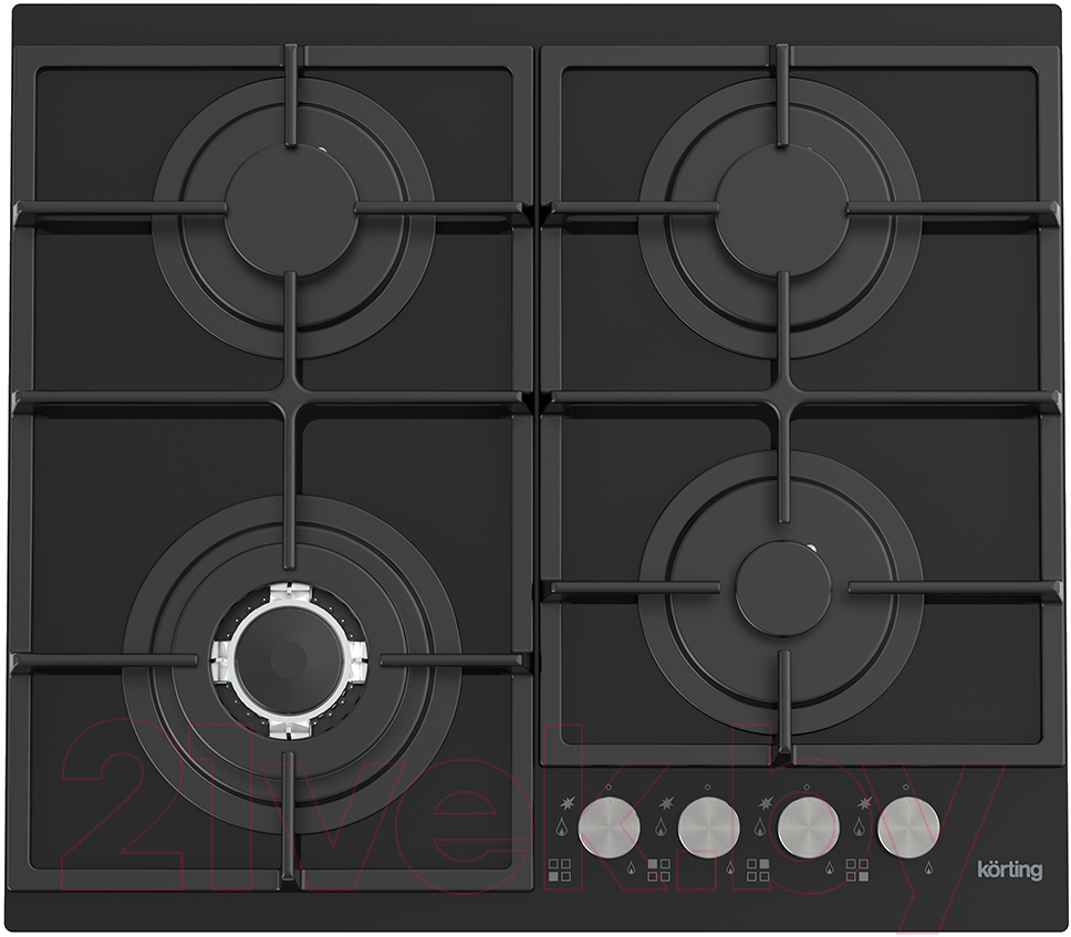 Газовая варочная панель Korting HGG 6734 CTN