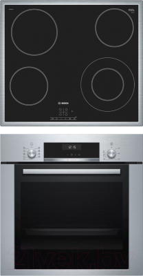 

Комплект встраиваемой техники Bosch, HBJ314ES0R + PKF645FP1G