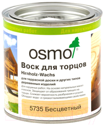 

Пропитка для дерева Osmo, Бесцветный, Для торцов