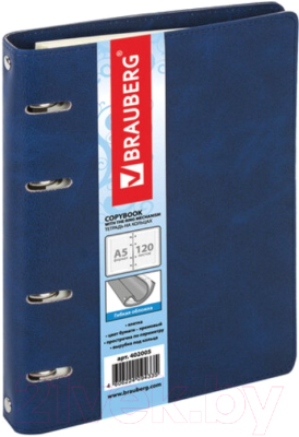 Тетрадь Brauberg Main А5 / 402005 (120л, синий)