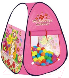 Детская игровая палатка Наша игрушка Цветочный рай / 100909311