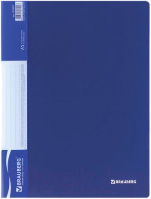 Папка для бумаг Brauberg 221607 (синий)