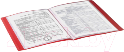 Папка для бумаг Brauberg Contract 221778 (красный)