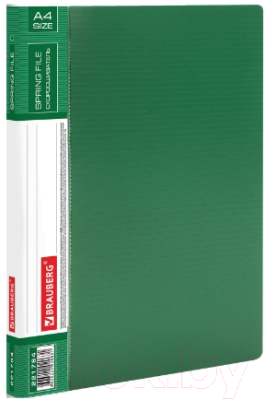 Папка для бумаг Brauberg Contract 221784 (зеленый)