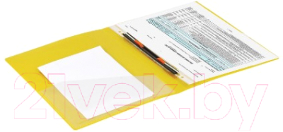 Папка для бумаг Brauberg Contract / 221785 (желтый)