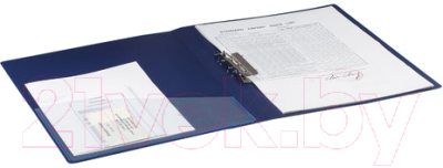 Папка для бумаг Brauberg Contract / 221787 (синий)