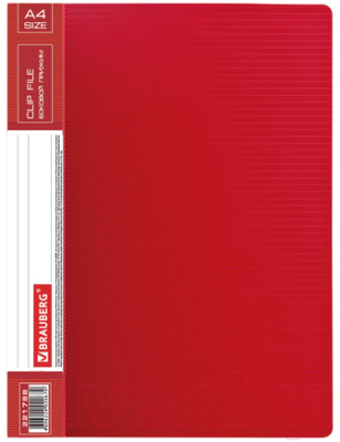 Папка для бумаг Brauberg Contract / 221788 (красный)