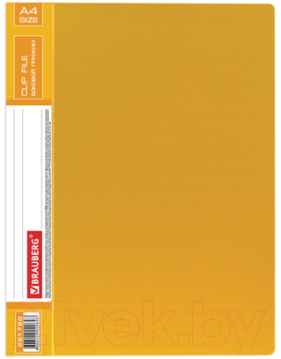 Папка для бумаг Brauberg Contract / 221790 (желтый)