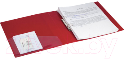 Папка для бумаг Brauberg Contract / 221793 (красный)