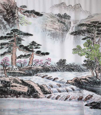 

Шторка-занавеска для ванны JoyArty, Водопад в лесу / sc_10009