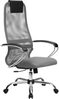 Кресло офисное Metta SU-BK-8 CH (светло-серый) - 