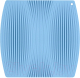 Коврик для сушки посуды Guffman M04-058-B (голубой) - 