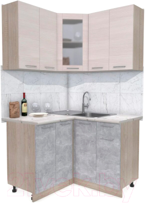 

Готовая кухня Интерлиния, Мила 12x12