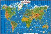 Настенная карта АСТ Детская карта мира - 