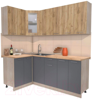 

Готовая кухня Интерлиния, Мила 12x20