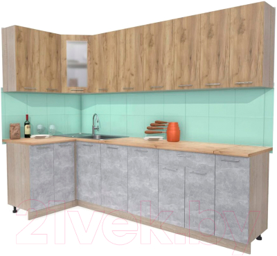 

Готовая кухня Интерлиния, Мила 12x27