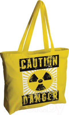Пляжная сумка JoyArty Предупреждение об опасности / bsz_22028